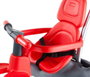 Molto Triciclo Urban Trike RGOMA+CINT+BOLSA rouge avec canne, ceinture, sac et roue en caoutchouc 98 cm