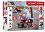 Molto Triciclo Urban Trike RGOMA+CINT+BOLSA rouge avec canne, ceinture, sac et roue en caoutchouc 98 cm