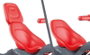 Molto Triciclo Urban Trike RGOMA+CINT+BOLSA rouge avec canne, ceinture, sac et roue en caoutchouc 98 cm