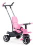 Molto - Tricycle Urban Trike Rosa 98 cm avec canne, ceinture, sac et roues en gomme - pour enfants et adultes
