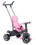 Molto - Tricycle Urban Trike Rosa 98 cm avec canne, ceinture, sac et roues en gomme - pour enfants et adultes