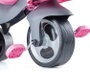 Molto - Tricycle Urban Trike Rosa 98 cm avec canne, ceinture, sac et roues en gomme - pour enfants et adultes