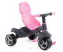 Molto - Tricycle Urban Trike Rosa 98 cm avec canne, ceinture, sac et roues en gomme - pour enfants et adultes