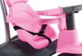 Molto - Tricycle Urban Trike Rosa 98 cm avec canne, ceinture, sac et roues en gomme - pour enfants et adultes