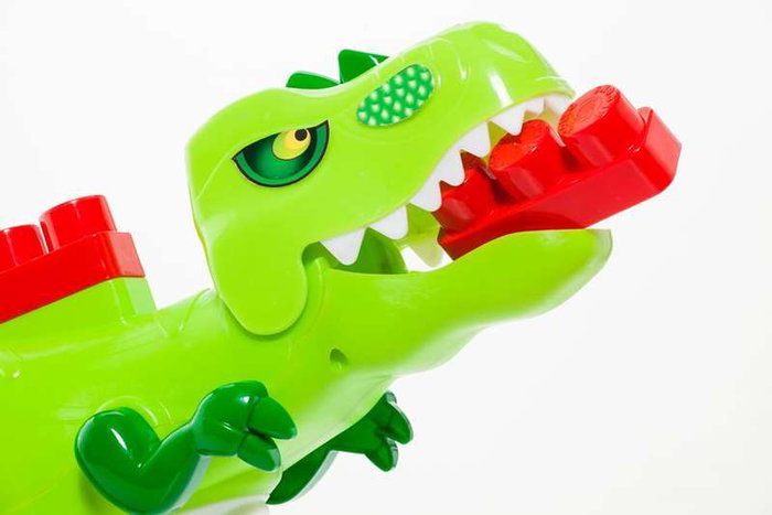 Molto - Jeu de Construction Dinosaure avec Sons Électroniques - 30 Pièces - Boîte et Instructions en Espagnol/Anglais