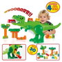 Molto - Jeu de Construction Dinosaure avec Sons Électroniques - 30 Pièces - Boîte et Instructions en Espagnol/Anglais