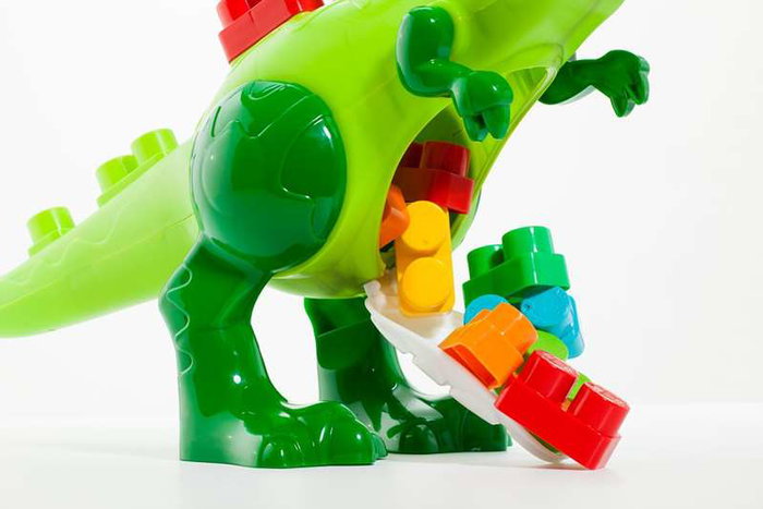 Molto - Jeu de Construction Dinosaure avec Sons Électroniques - 30 Pièces - Boîte et Instructions en Espagnol/Anglais