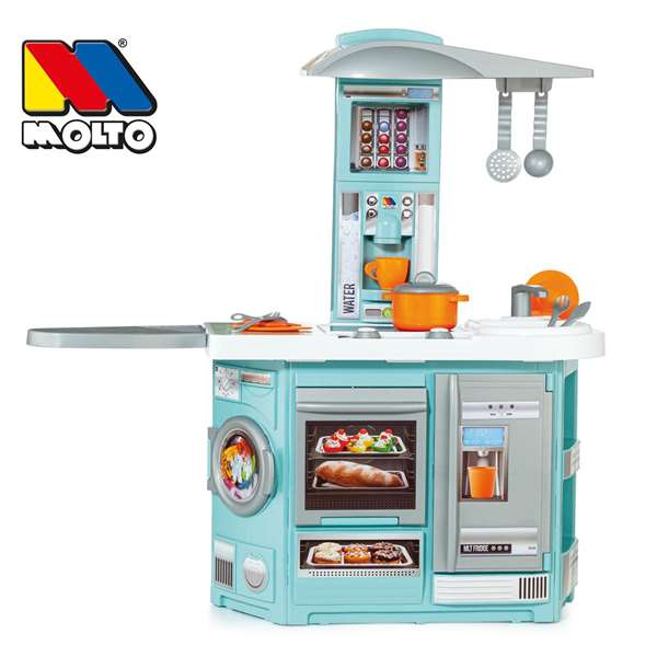Moltó Cuisinière jouet Cook avec plancha bleue