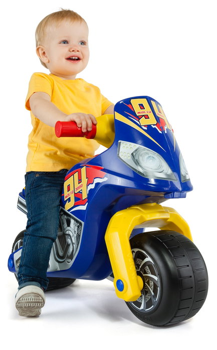 Molto Moto Correpasillos Cross Race, moto à pousser tout-terrain pour enfant, jouet avec roues larges, à partir de 18 mois (1,5 an), Réf. 18223