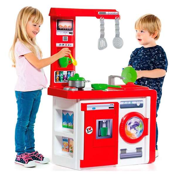 Molto - Cuisine jouet avec 12 accessoires - Dimensions 82x56x28 cm - Jouet en plastique