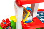 Molto - Jeu de construction Station de pompiers avec camion électronique, lumière et son - 53x31x31 cm - Espagnol/Anglais