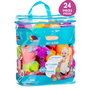 Molto - Jeu de construction souple avec 24 pièces - Pour enfants de 6 mois à 99 ans - Sac de rangement - Matériau plastique