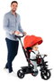 Molto Triciclo Urban Trike Basic 99 cm - Tricycle pour enfants et adultes avec double frein et roue libre en métal et plastique