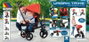 Molto Triciclo Urban Trike Basic 99 cm - Tricycle pour enfants et adultes avec double frein et roue libre en métal et plastique