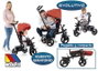 Molto Triciclo Urban Trike Basic 99 cm - Tricycle pour enfants et adultes avec double frein et roue libre en métal et plastique