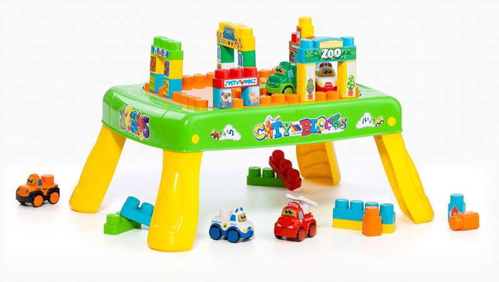 Molto - Table d'activités lumineuse et sonore pour enfants - Inclut 24 pièces et une voiture - Langues produit : espagnol, anglais Molto - Table d'activités lumineuse et sonore pour enfants - Inclut 24 pièces et une voiture - Langues produit : espagnol, anglais