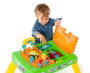 Molto - Table d'activités lumineuse et sonore pour enfants - Inclut 24 pièces et une voiture - Langues produit : espagnol, anglais