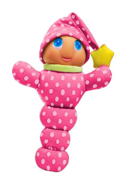 Molto Peluche Gusy avec lumière rose illuminée, 28 cm, pile AA incluse, pour enfant à partir de 1 an