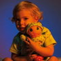 Molto Peluche Gusy avec lumière rose illuminée, 28 cm, pile AA incluse, pour enfant à partir de 1 an