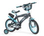 Toimsa - Bicicleta Blue Ice - Vélo enfant 14" pour 4 à 6 ans (36 mois min) - Gris - Assemblage nécessaire