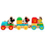 WOOMAX - Train en bois bébé Disney avec 14 pièces - Jouet éducatif pour enfant dès 18 mois