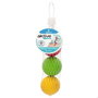Color Baby 3 balles en caoutchouc massif 47 mm pour raquettes de plage, pour enfants à partir de 3 ans