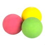 Color Baby 3 balles en caoutchouc massif 47 mm pour raquettes de plage, pour enfants à partir de 3 ans