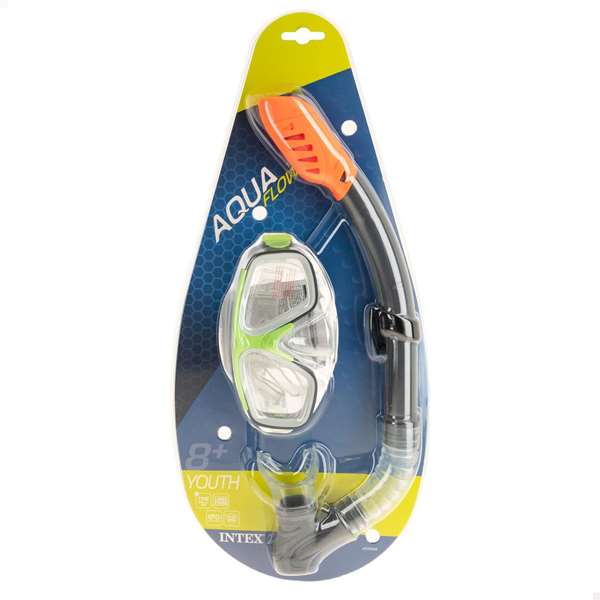 Intex Masque et tuba de plongée Rider, en silicone, pour enfant à partir de 8 ans Intex Masque et tuba de plongée Rider, en silicone, pour enfant à partir de 8 ans