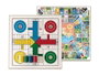 Cayro - Jeu de société double - Tablero Parchis et Oca en bois 33x33 cm avec accessoires pour enfants - Jeu de plateau