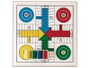 Cayro - Jeu de société double - Tablero Parchis et Oca en bois 33x33 cm avec accessoires pour enfants - Jeu de plateau