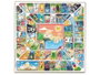 Cayro - Jeu de société double - Tablero Parchis et Oca en bois 33x33 cm avec accessoires pour enfants - Jeu de plateau