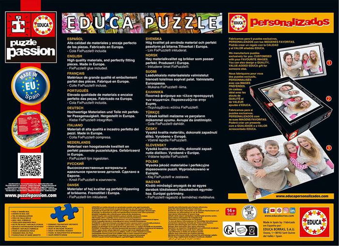 Educa Puzzle 1000 pièces Tierra de Dinosaurios