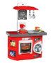 Molto - Cuisine jouet rouge 81 cm avec 12 accessoires pour enfants, sans pile - Plastique