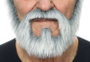 My Other Me - Déguisement Barba y Bigote - Barbe et Moustache pour Adultes - Taille Unique - Canosa/Grisonnant - Multicolore
