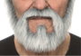 My Other Me - Déguisement Barba y Bigote - Barbe et Moustache pour Adultes - Taille Unique - Canosa/Grisonnant - Multicolore