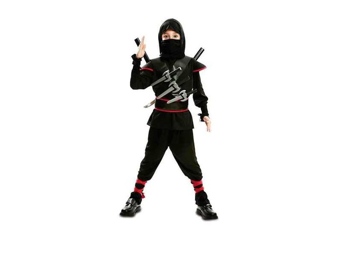 My Other Me - Déguisement Ninja Assassin pour Enfant - Taille 5-6 ans (4-6 ans) - Costume complet (vêtement, masque, ceinturon) - Polyester 100% - Multilingue