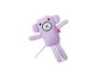 Berjuan Mosquidolls Peluche douce anti-moustiques lilas 24 cm, jouet d'éveil pour bébé dès 0 mois
