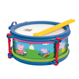 Reig Tambour Peppa Pig avec étui de transport - Jouet enfant 3 ans - Dimensions 8.50x19x19 cm