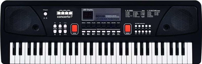 REIG - Orgue électronique 61 touches avec microphone - 16 types de sons, 6 démos, 10 rythmes, fonction enregistrement REIG - Orgue électronique 61 touches avec microphone - 16 types de sons, 6 démos, 10 rythmes, fonction enregistrement