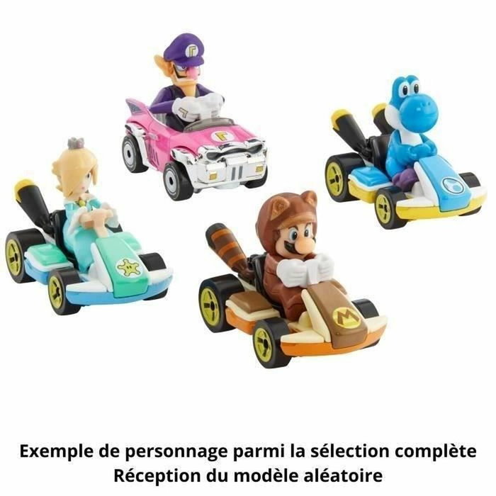 Hot Wheels Véhicule Mario Kart (Modèle Aléatoire) - Échelle 1:64