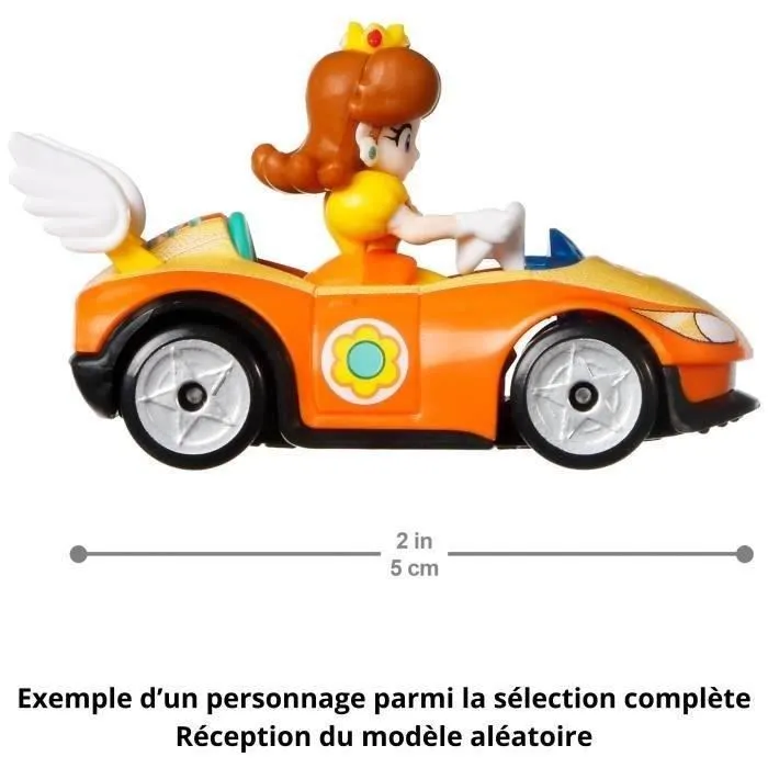 Hot Wheels - Véhicule Mario Kart, Miniature 1/64, Modèle Aléatoire - Voiture de Collection pour Enfants 3 Ans et Plus - GBG25