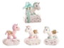Creaciones Llopis Peluche licorne 26 cm avec manteau 90x75 cm - Modèles assortis