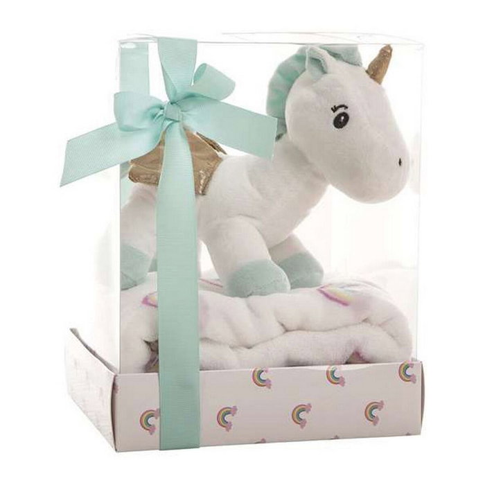 Creaciones Llopis Peluche Licorne 26 cm avec Couverture