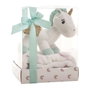 Creaciones Llopis Peluche Licorne 26 cm avec Couverture