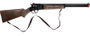 Gonher Rifle 12 coups de couleur noire 77 x 12 x 3.5 cm - Jeu d'enfant à partir de 3 ans