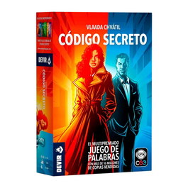 Devir Jeu de société Código Secreto – Jeu d’espionnage pour 2 à 8 joueurs, à partir de 8 ans, 15 minutes