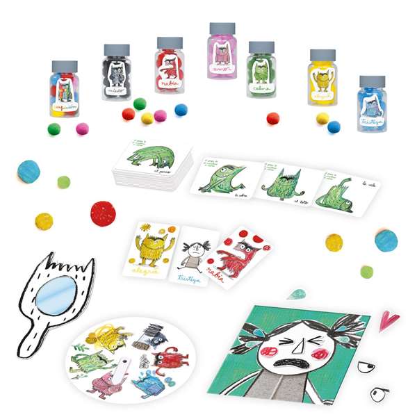 Diset - Juego Yo Descubro las Emociones, El Monstruo de Colores - Jeu éducatif 10 activités pour découvrir les émotions - Espagnol Diset - Juego Yo Descubro las Emociones, El Monstruo de Colores - Jeu éducatif 10 activités pour découvrir les émotions - Espagnol