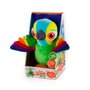 Bandai Peluche Interactif Lorito Pepe - La Granja de Zenón - Parle et Marche - Jouet Enfant