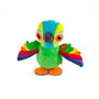 Bandai Peluche Interactif Lorito Pepe - La Granja de Zenón - Parle et Marche - Jouet Enfant