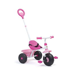 Molto Triciclo Urban Trike 3-en-1 Tricycle Évolutif pour Enfant Rose, de 10 à 18 mois